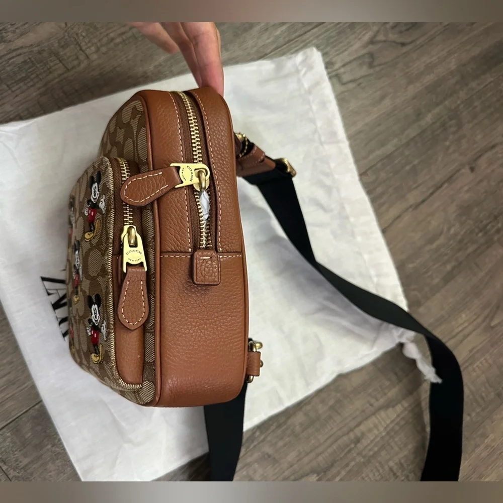 Disney x Coach Track Pack 14 Slingback Bag - Picture 4 of 13